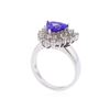 Image 3 : 14KT White Gold 1.64ct. Tanzanite and Diamond Ring