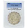 Image 1 : 1885 $1 Morgan Silver Dollar Coin PCGS MS64