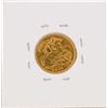 Image 2 : 1908 Great Britain Half Sovereign Gold Coin
