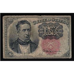 1874 Ten Cent 5th Issue Fractional Note
