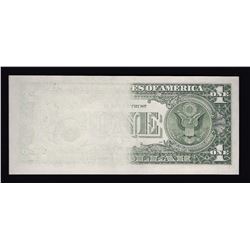 1995 $1 Federal Reserve Note ERROR Insufficient Ink