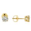 Image 2 : 14KT Yellow Gold 0.82ctw. Diamond Stud Earrings