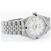 Image 3 : Mens Rolex Stainless Steel Diamond and Sapphire Datejust Wristwatch