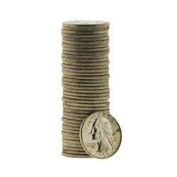 Roll of (40) 1959-P Brilliant Uncirculated Washington Silver Quarters
