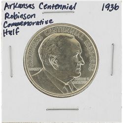 1936 Arkansas Centennial Robinson Commemorative Half Dollar Coin