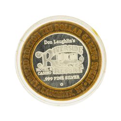 .999 Silver Riverside Resort Hotel & Casino $10 Casino Limited Edition Gaming To