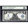 Image 1 : 1899 $1 Black Eagle Silver Certificate PMG 66 Gem Uncirculated