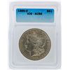 Image 1 : 1886-O $1 Morgan Silver Dollar Coin ICG Graded AU58