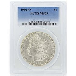 1902-O $1 Morgan Silver Dollar Coin PCGS MS63