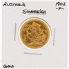 Image 1 : 1902-P Australia Sovereign Gold Coin