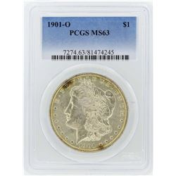 1901-O $1 Morgan Silver Dollar Coin PCGS MS63