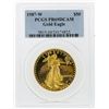 Image 1 : 1987-W $50 American Gold Eagle Coin PCGS Graded PR69DCAM