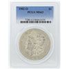 Image 1 : 1902-O $1 Morgan Silver Dollar Coin PCGS MS63