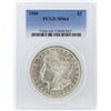 Image 1 : 1886 $1 Morgan Silver Dollar Coin PCGS MS64
