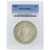 Image 1 : 1885 $1 Morgan Silver Dollar Coin PCGS MS63
