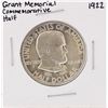 Image 1 : 1922 Grant Memorial Commemorative Half Dollar Coin
