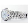 Image 7 : Womens Rolex Stainless Steel Diamond And Sapphire Datejust Wristwatch