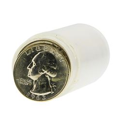 Roll of (40) 1963-D Brilliant Uncirculated Washington Silver Quarters