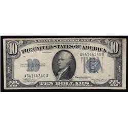 1934 $10 Silver Certificate Note