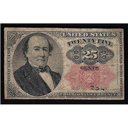 1874 Twenty-Five Cents Fifth Issue Fractional Note