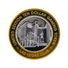 Image 1 : .999 Silver Las Vegas Club Nevada $10 Casino Gaming Token Limited Edition