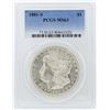 Image 1 : 1881-S $1 Morgan Silver Dollar Coin PCGS MS63