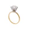 Image 3 : 14KT Yellow Gold 3.05ct. Brilliant Cut Diamond Solitaire Ring