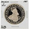 Image 1 : 1987 Belgium 5 ECU Silver Proof Coin