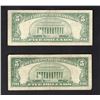 Image 2 : Lot of (2) 1963 $5 Legal Tender Notes