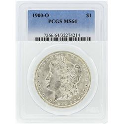 1900 $1 Morgan Silver Dollar Coin PCGS MS64