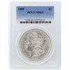 Image 1 : 1885 $1 Morgan Silver Dollar Coin PCGS MS63