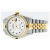Image 6 : Gents Rolex Two Tone String Diamond MOP and Sapphire Datejust Wristwatch
