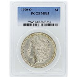 1900-O $1 Morgan Silver Dollar Coin PCGS MS63