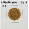 Image 1 : 1925 10G Netherlands Gold Coin