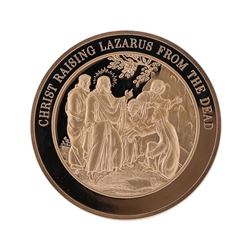 Franklin Mint Thomason Medallic Bible Proof Bronze Medal