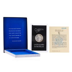 1883-CC $1 Morgan Silver Dollar Coin GSA Holder