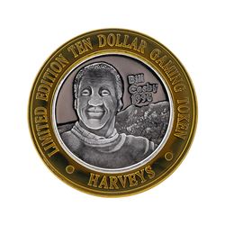 .999 Silver Harveys Lake Tahoe, Nevada $10 Casino Gaming Token Limited Edition