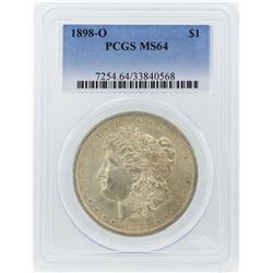 1898-O $1 Morgan Silver Dollar Coin PCGS MS64