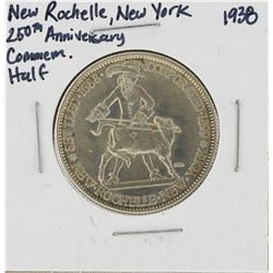1938 New Rochelle New York 250th Anniversary Commemorative Half Dollar