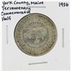 Image 1 : 1936 York County, Maine Tercentenary Commemorative Half Dollar Coin
