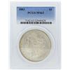 Image 1 : 1883 $1 Morgan Silver Dollar Coin PCGS MS63