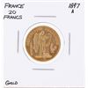 Image 1 : 1897A 20 Francs France Gold Coin