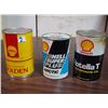 Image 1 : Shell Golden Tin/ Shell Super Plus Arctic Motor Oil Tin/ Shell Rotella T Multigrade Oil Tin (Empty)