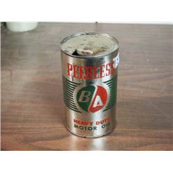 Peerless BA Heavy Duty Motor Oil Tin (Empty)
