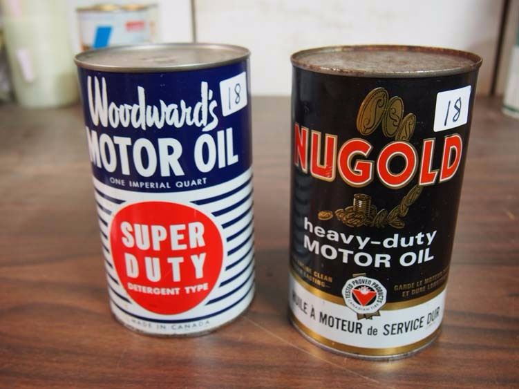 Woodward's Motor Oil Super Duty Detergent Type Tin / Nugold HeavyDuty