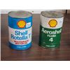 Image 1 : Shell Rotella T Multigrade Motor Oil Tin / Shell Aeroshell Fluid 4 Tin (Both Full)