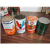 Image 1 : Gulflube Motor Oil Tin / Valvoline Motor Oil Tin / Gulf Super 10w30 Tin / Esso Essolube Hdx Plus Tin