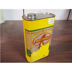 The Western Oil Company, Western 1, Eagle Super Tin, Full (From Moose Jaw, Sask)
