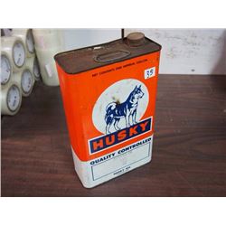 Husky Quality Controlled Hydraulic Oil 1 Gal Tin (Empty)