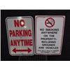 Image 1 : No Parking Anytime Sign / No Smoking Sign